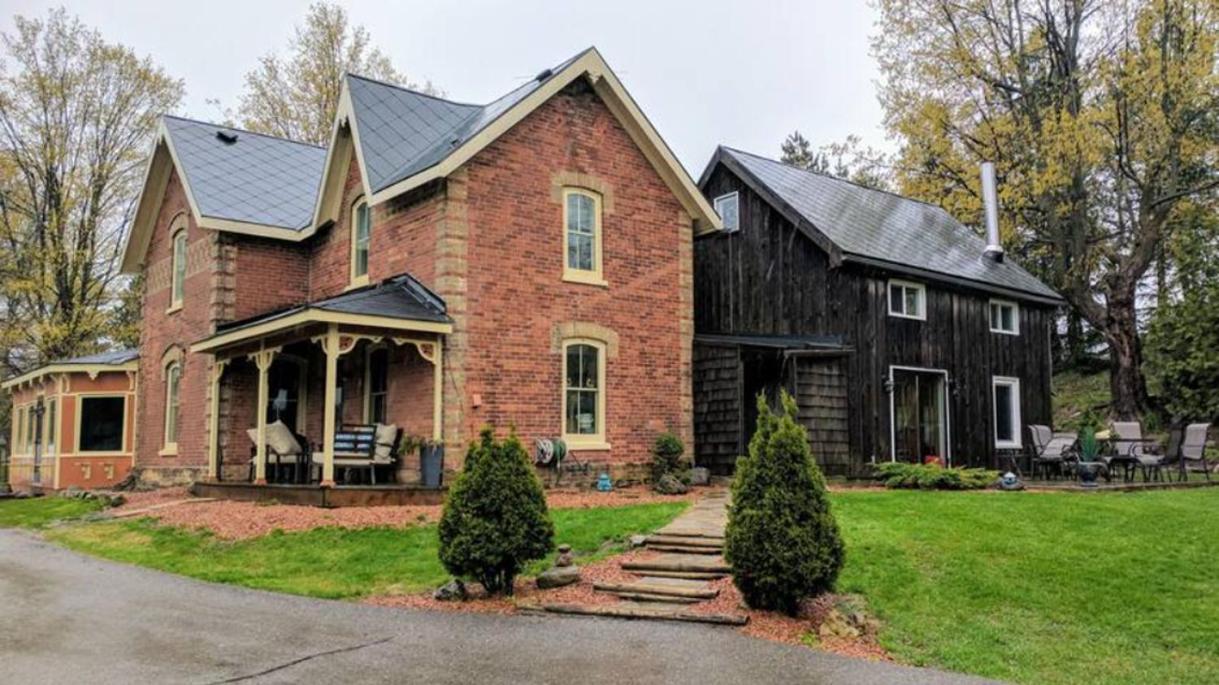 A Rustic Cabin In The Woods Orangeville Exterior foto